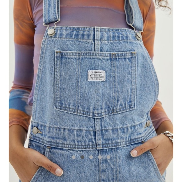 Levi’s Vintage Denim Overalls Light Blue - Picture 5 of 10